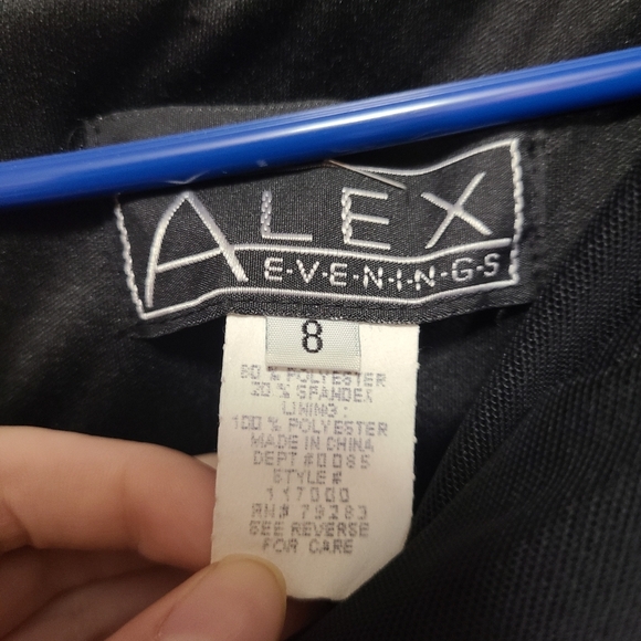 Vintage Alex Evenings Black Evening Dress - Picture 6 of 6